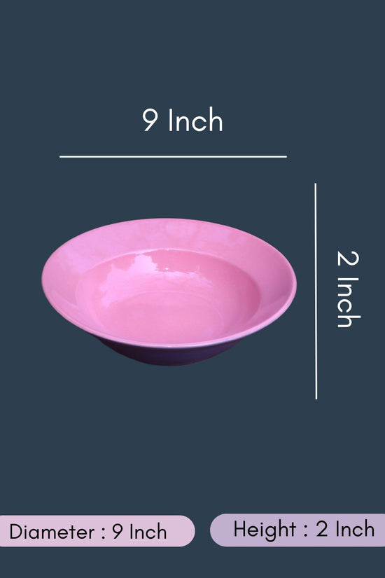 Pink & Grey Pasta Plate for your delicious pasta 