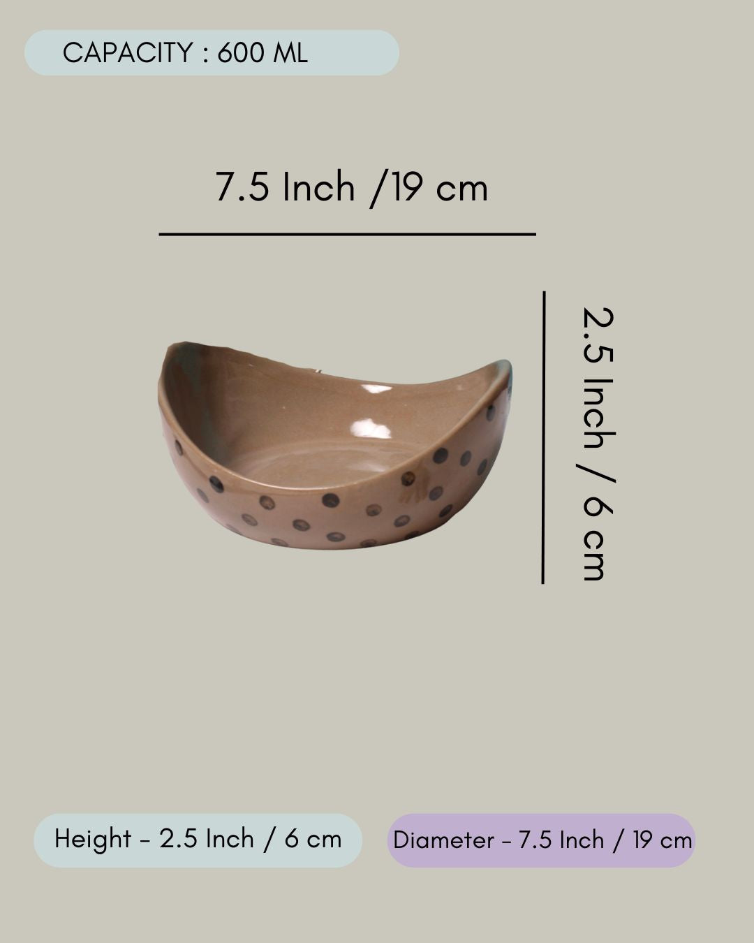 Polka Curry Bowl