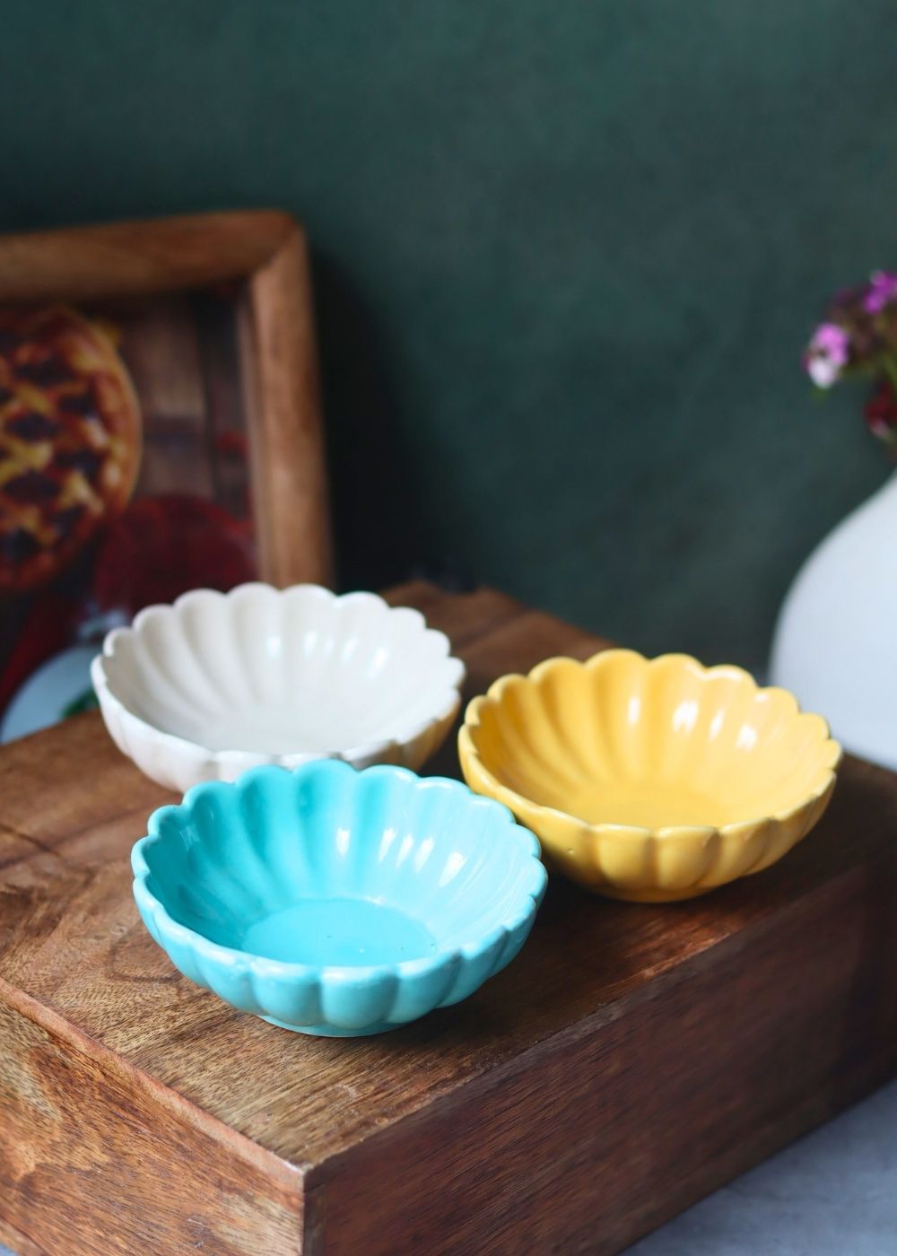 Handmade Set of 3 - Ice Cream Bowls