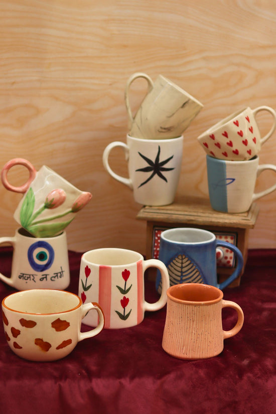 handmade Set of 10 Summer Bliss Mugs combo (for the price of 7)