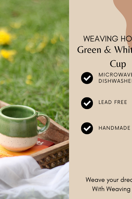 Green & white tea cup specifications