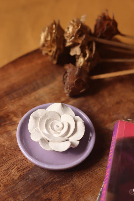 Lavender Floral Diffuser handmade in India