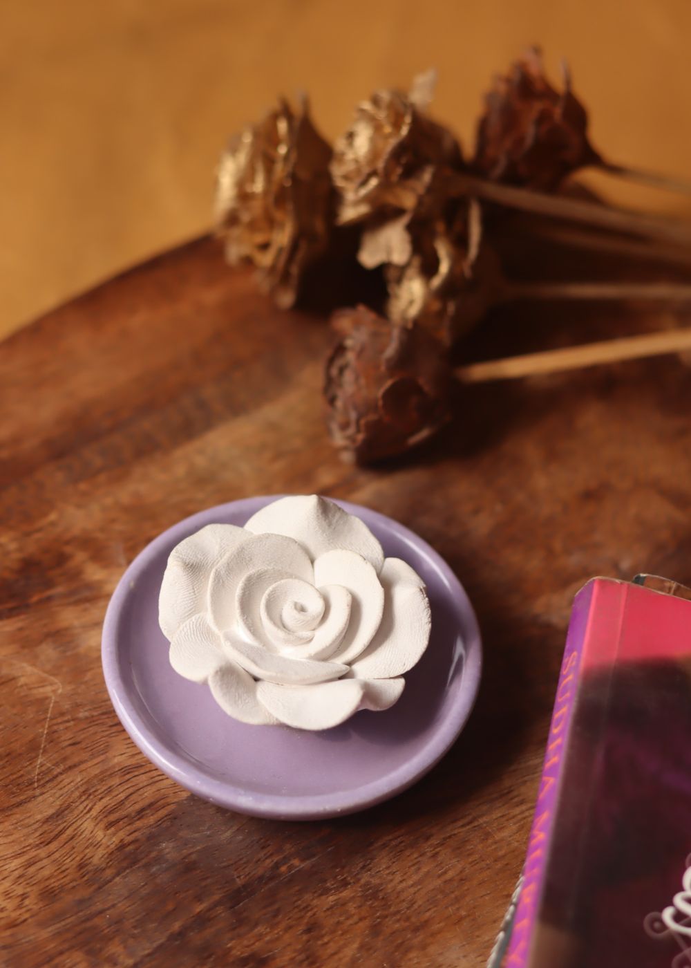 Lavender Floral Diffuser handmade in India
