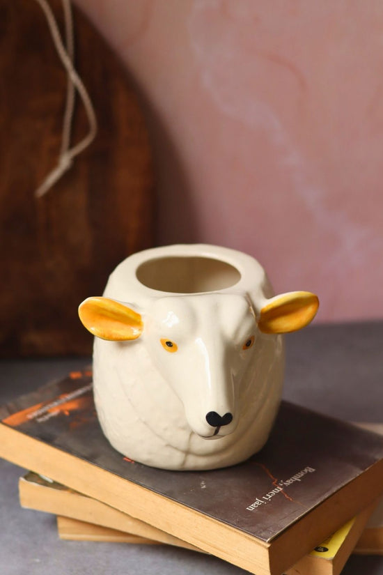 handmade Cow planter