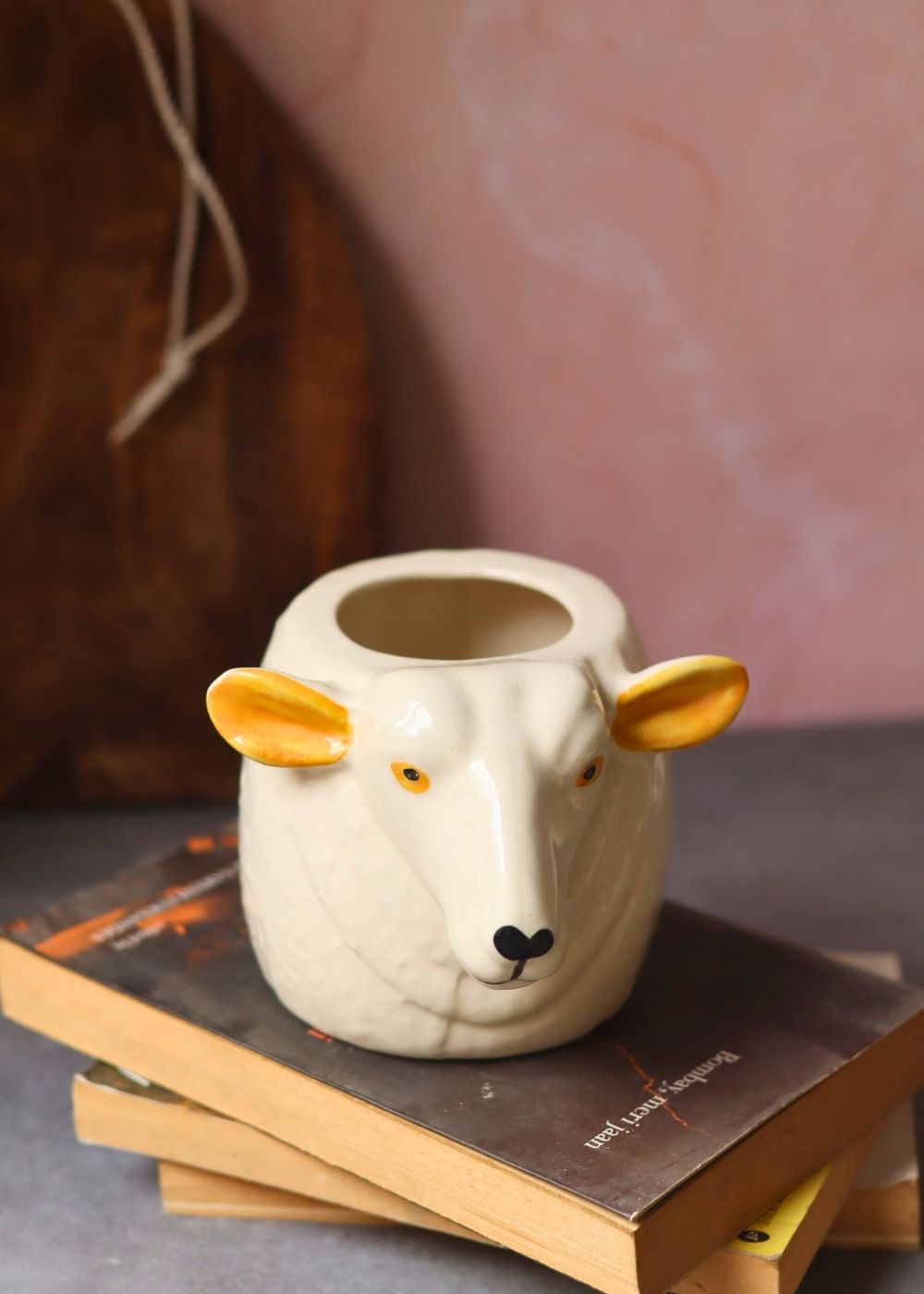 handmade Cow planter