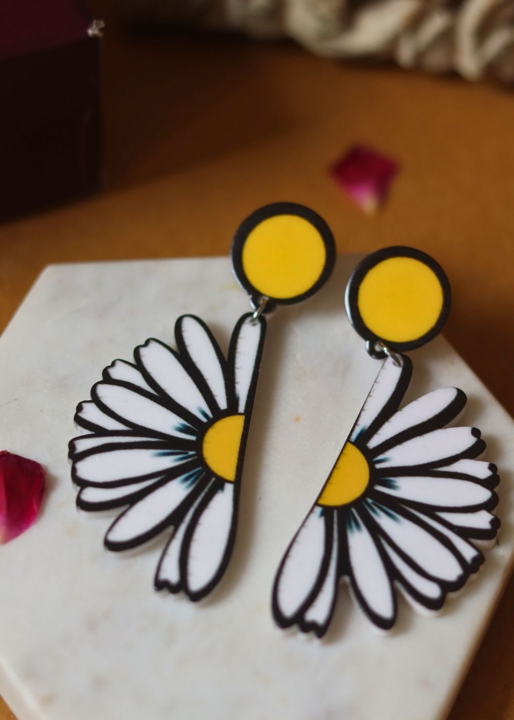  Daisy Earrings handmade in India