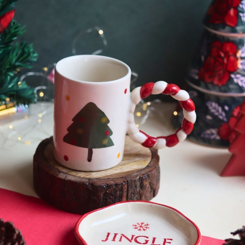 handmade The OG Christmas Mug & Jingle Handmade Dessert Plate