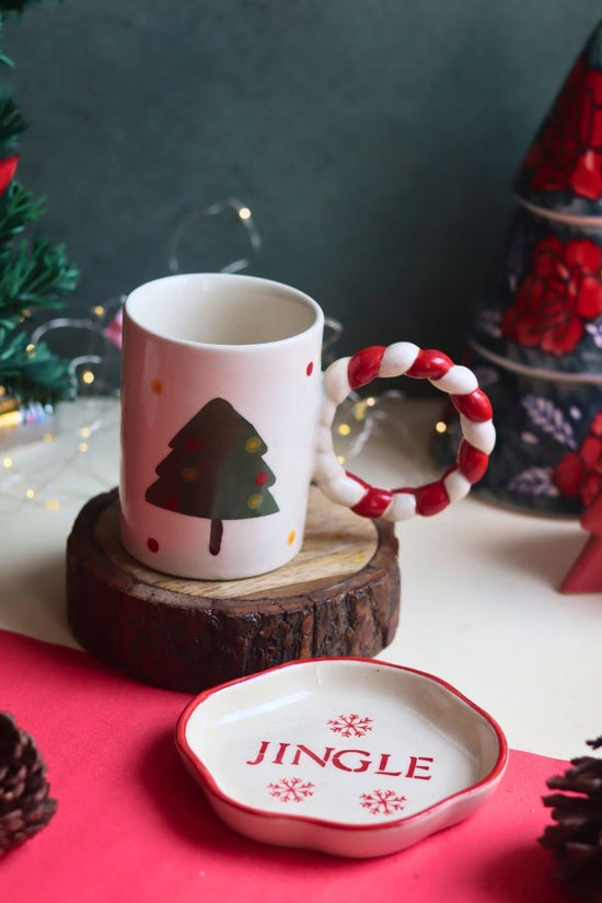 handmade The OG Christmas Mug & Jingle Handmade Dessert Plate