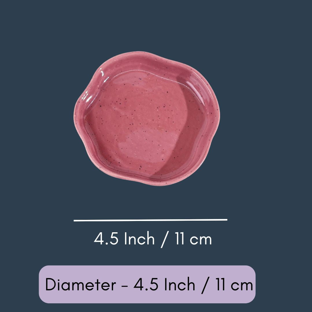 Lavender Handmade Dessert Plate