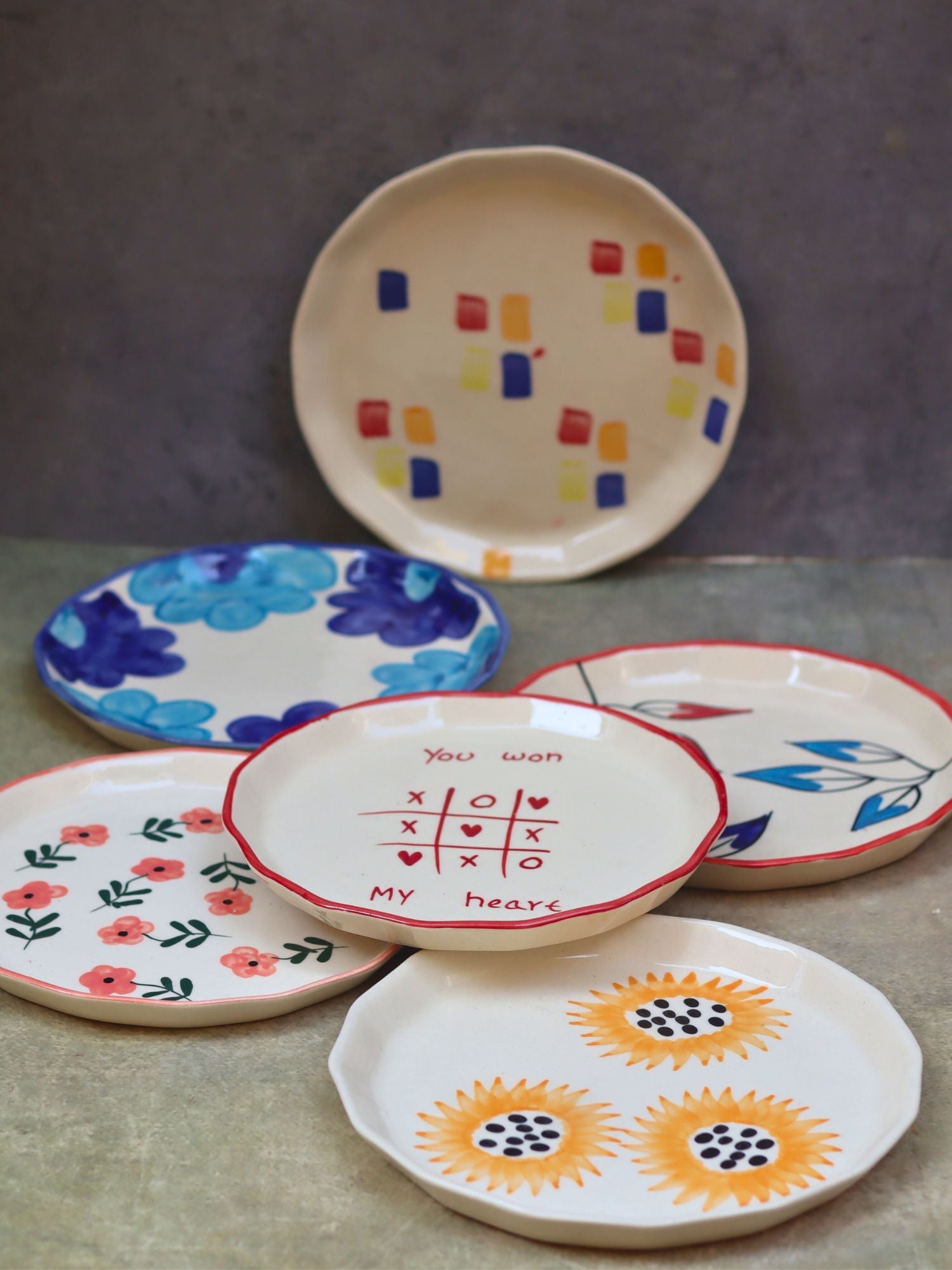 Set of 6 Favourite Snack plates combo (for the price of 5) with premium quality material