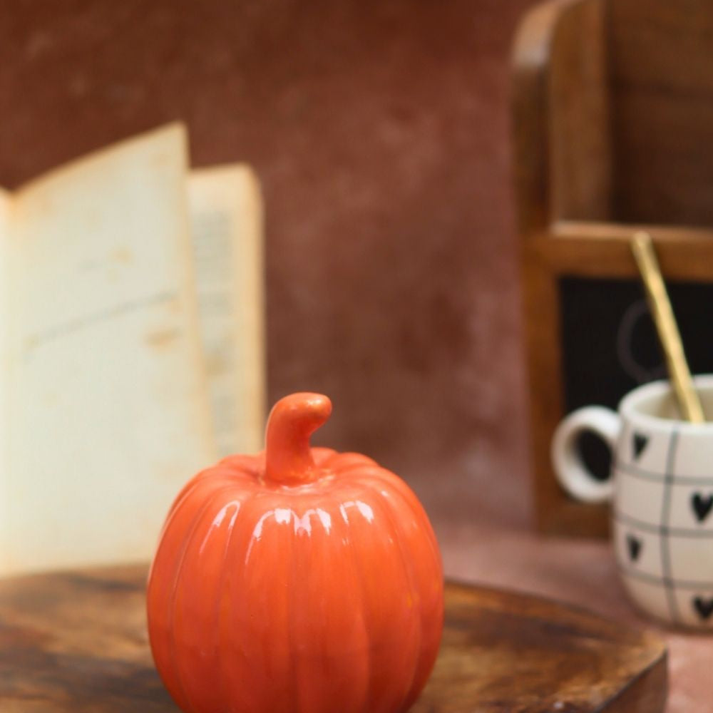Orange Pumpkin handmade in India