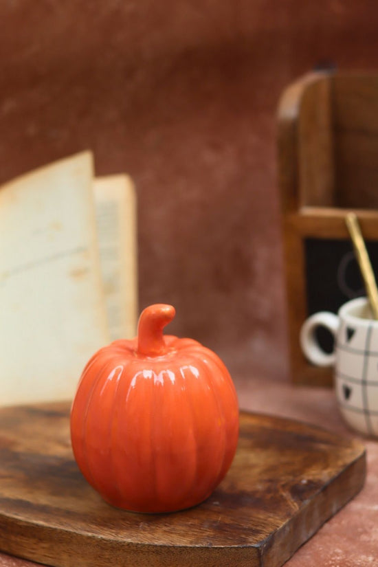 Orange Pumpkin handmade in India