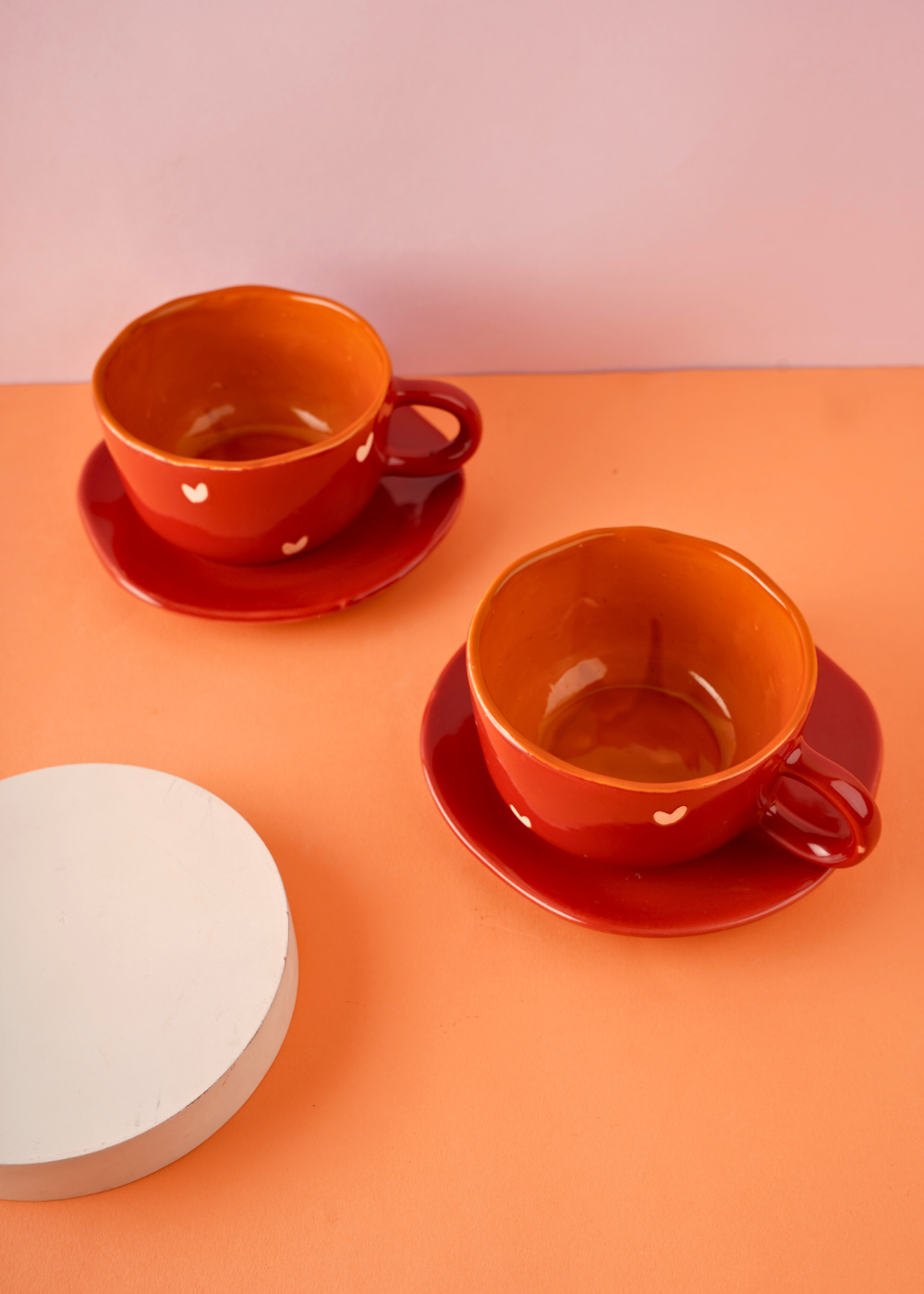 handmade cup & dessert plate set