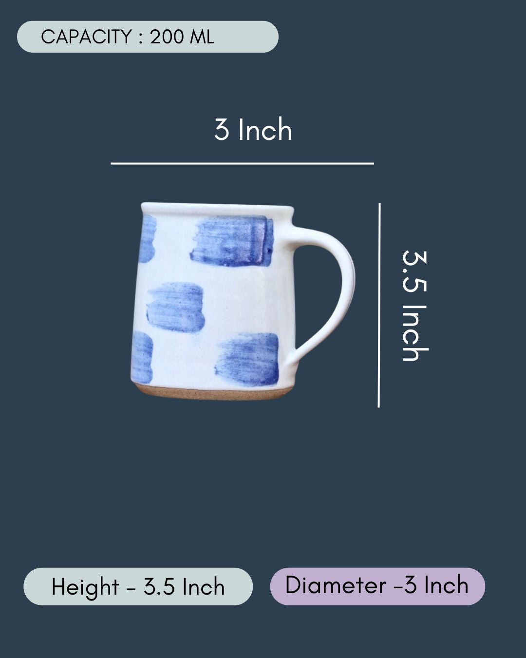 Auro Mug - Blue Blocks