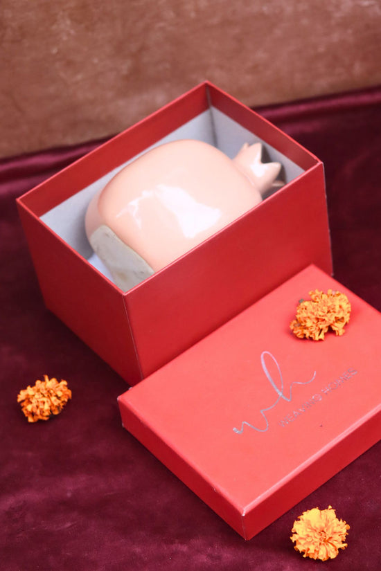 Peach Anar vase Gift Box with premium quality material
