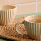 Closeup shot of chai cup