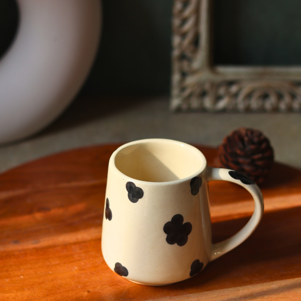 Handmade ceramic coffee mug
