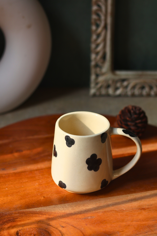 Handmade ceramic coffee mug
