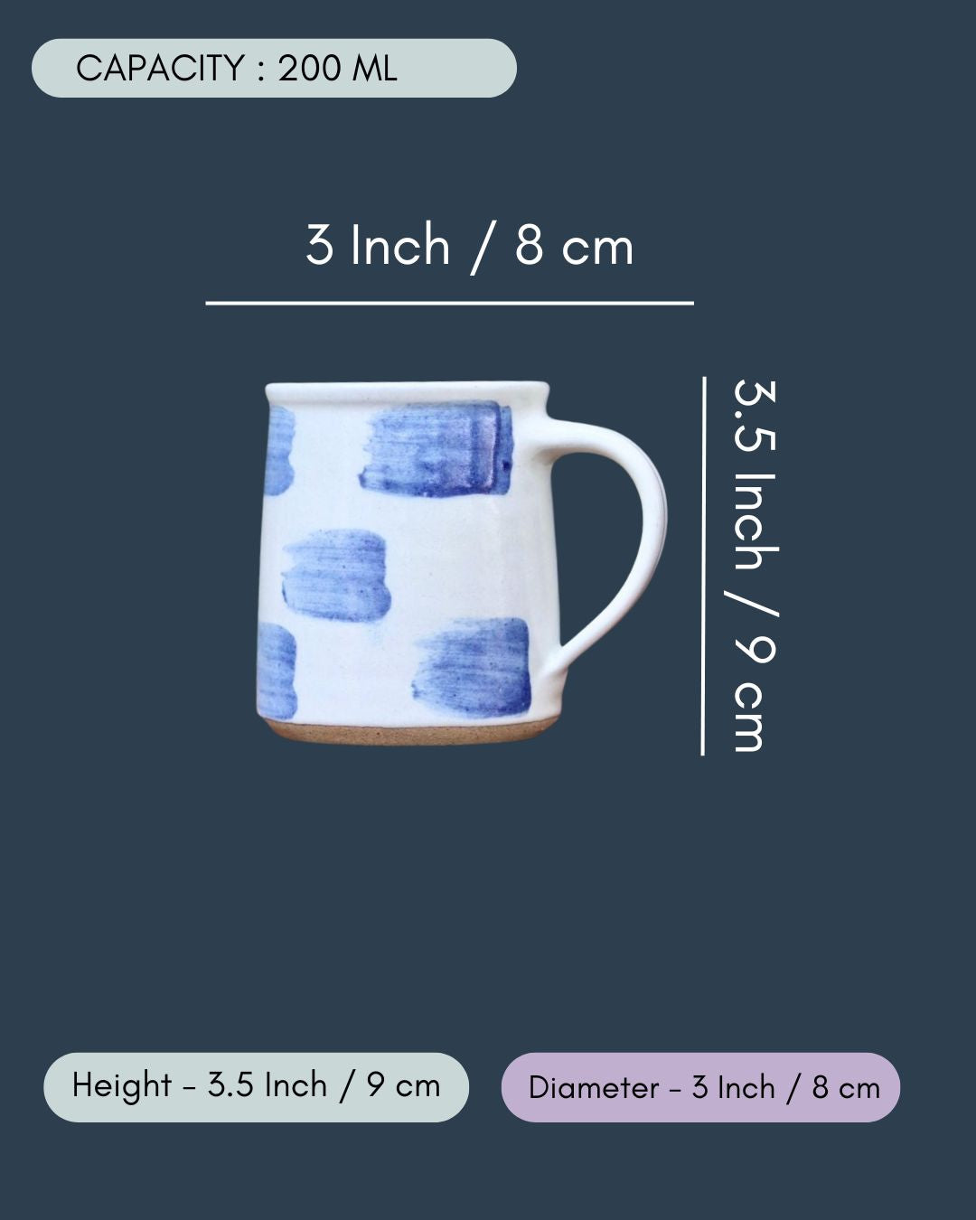 Auro Mug - Blue Blocks