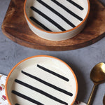 Zebra - Salad Bowl handmade in india