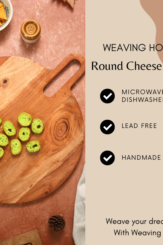 Round cheese board signification