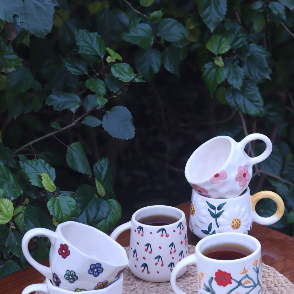 Handmade Set of 6 Sip & Shine Mugs Combo (for the price of 5)