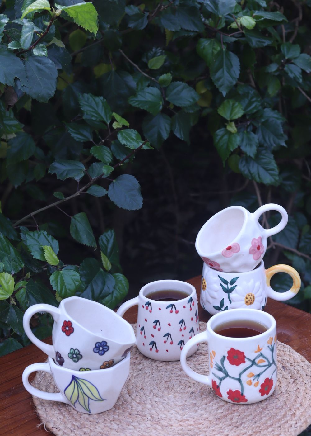 Handmade Set of 6 Sip & Shine Mugs Combo (for the price of 5)