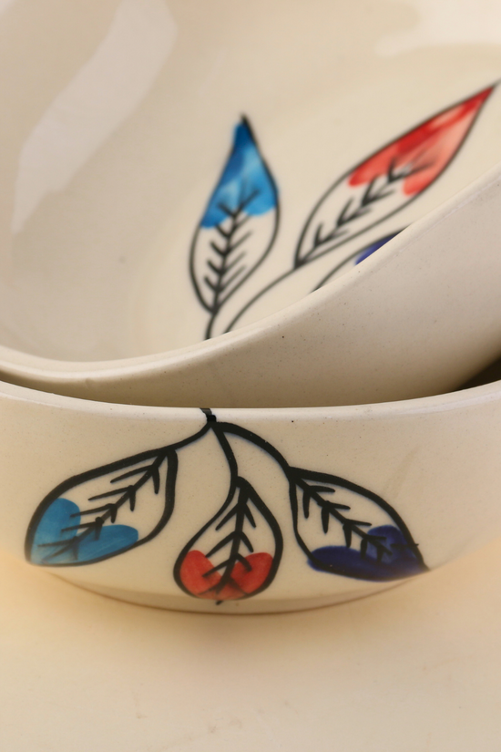 Handmade ceramic curry bowls