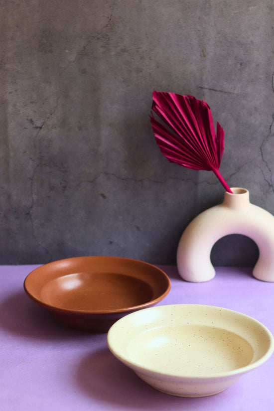 pasta plates set of two combo
