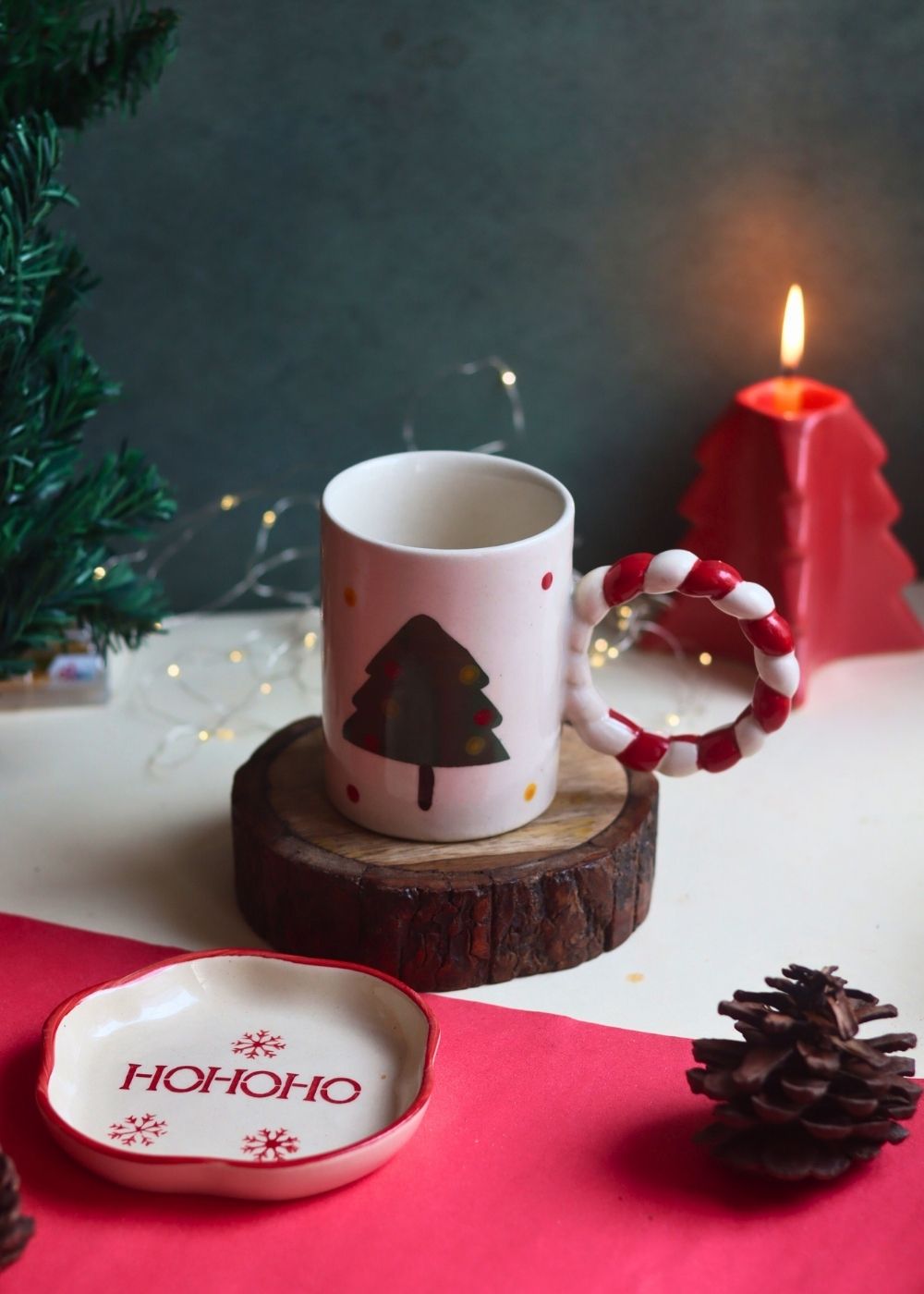 handmade The OG Christmas Mug & HOHOHO Handmade Dessert Plate