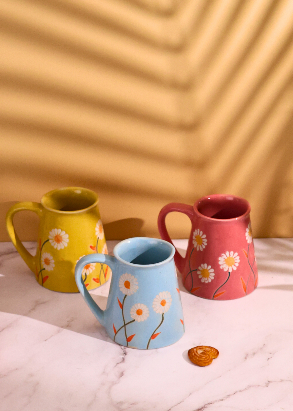 spring coffee mug made by ceramic 