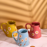spring coffee mug made by ceramic 