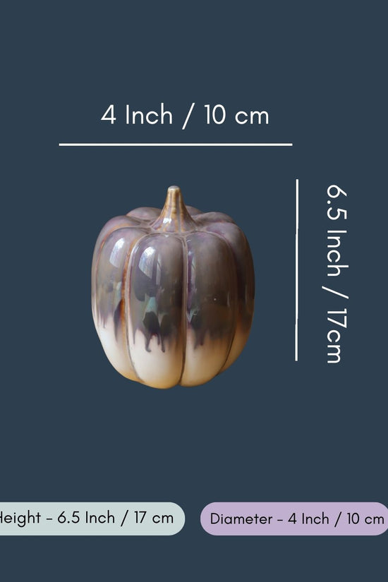 Shaded brown pumpkin - tall