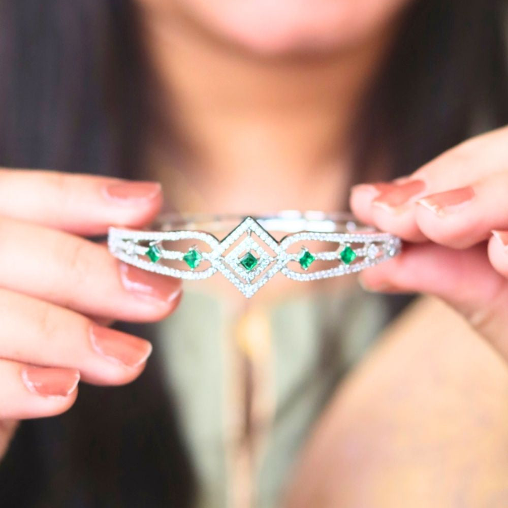 Emerald Dream Bracelet handmade in India