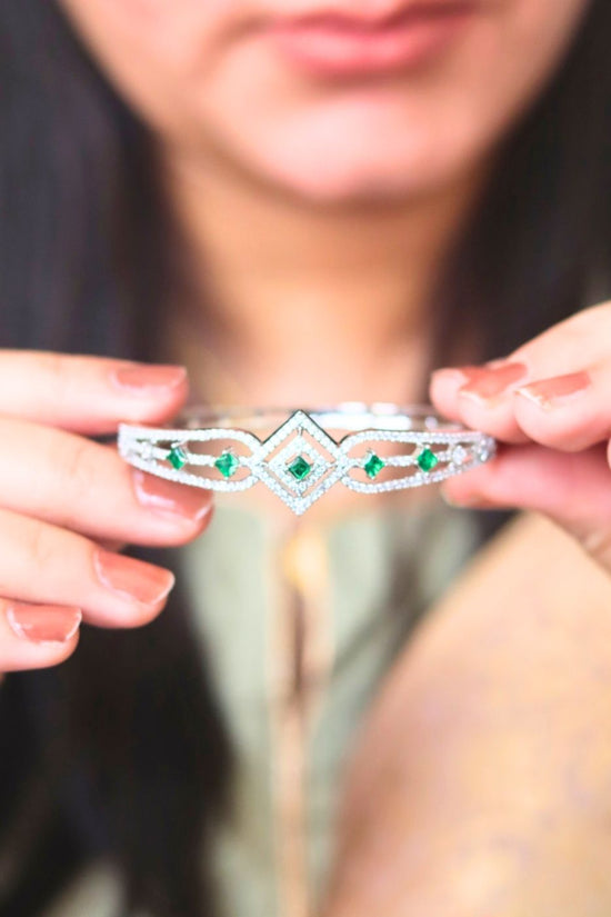 Emerald Dream Bracelet handmade in India