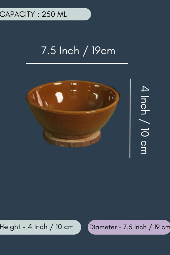 Mustard Mixing Bowl