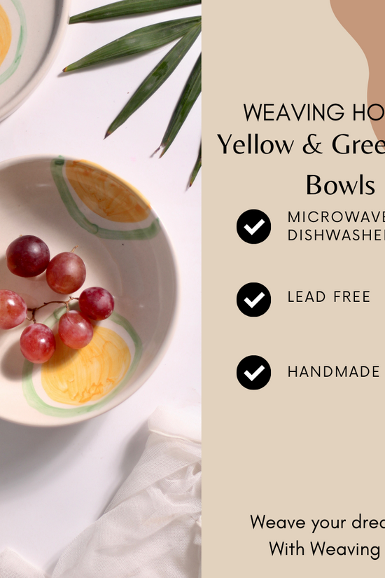 Yellow & green ring bowls significations