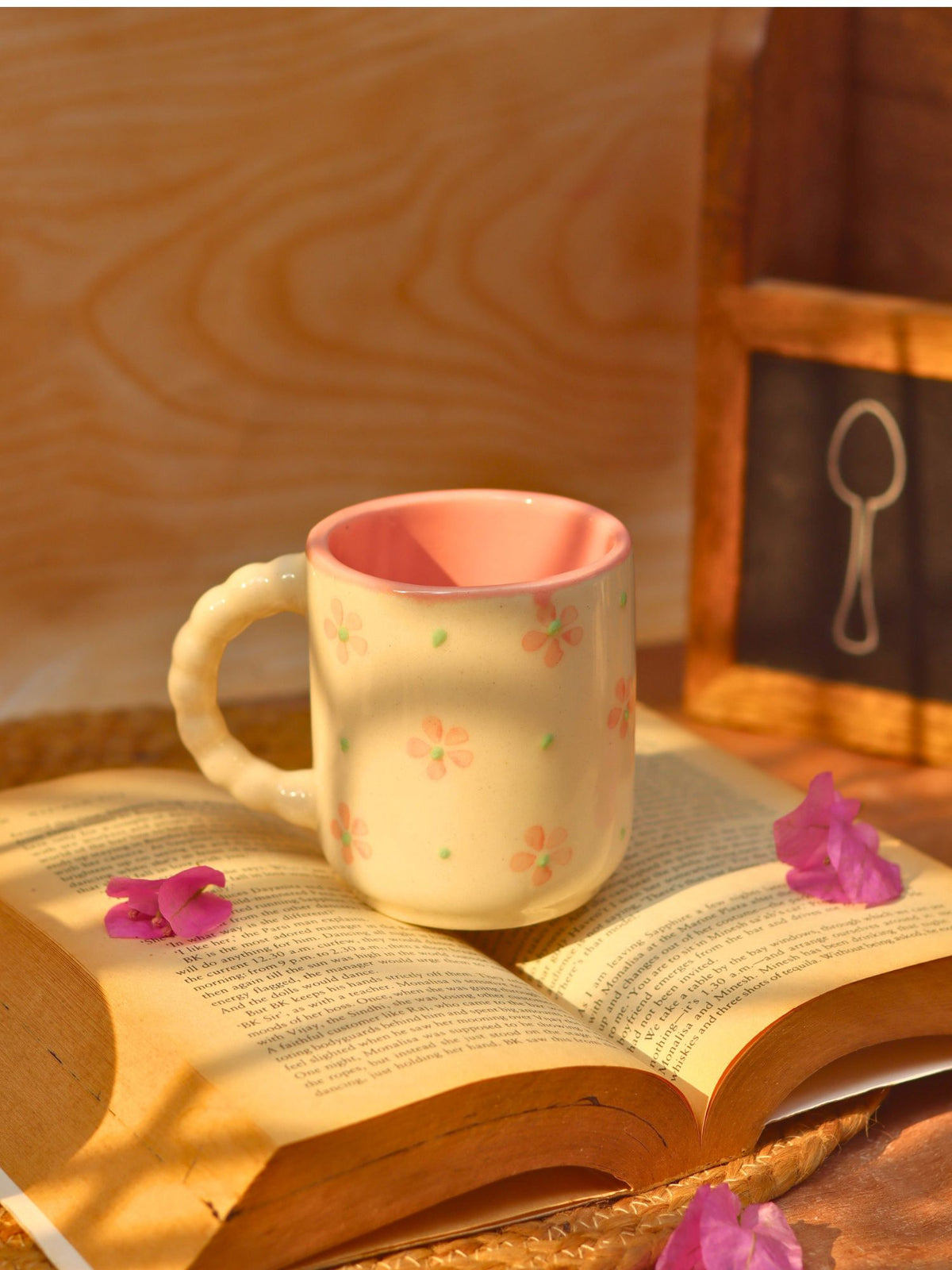 Rosy Days Mug microwave safe