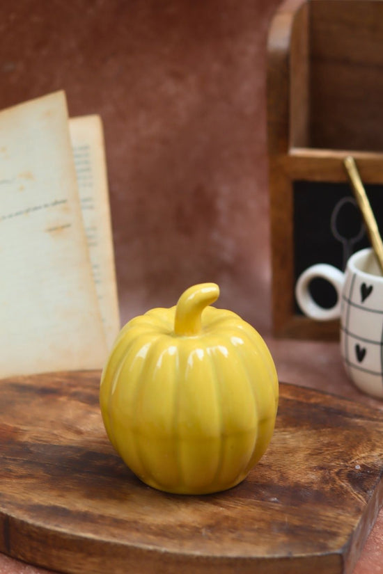 Yellow pumpkin Handmade in India