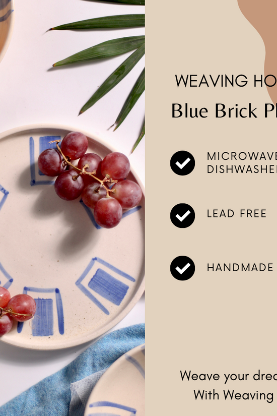 Blue brick platter significations