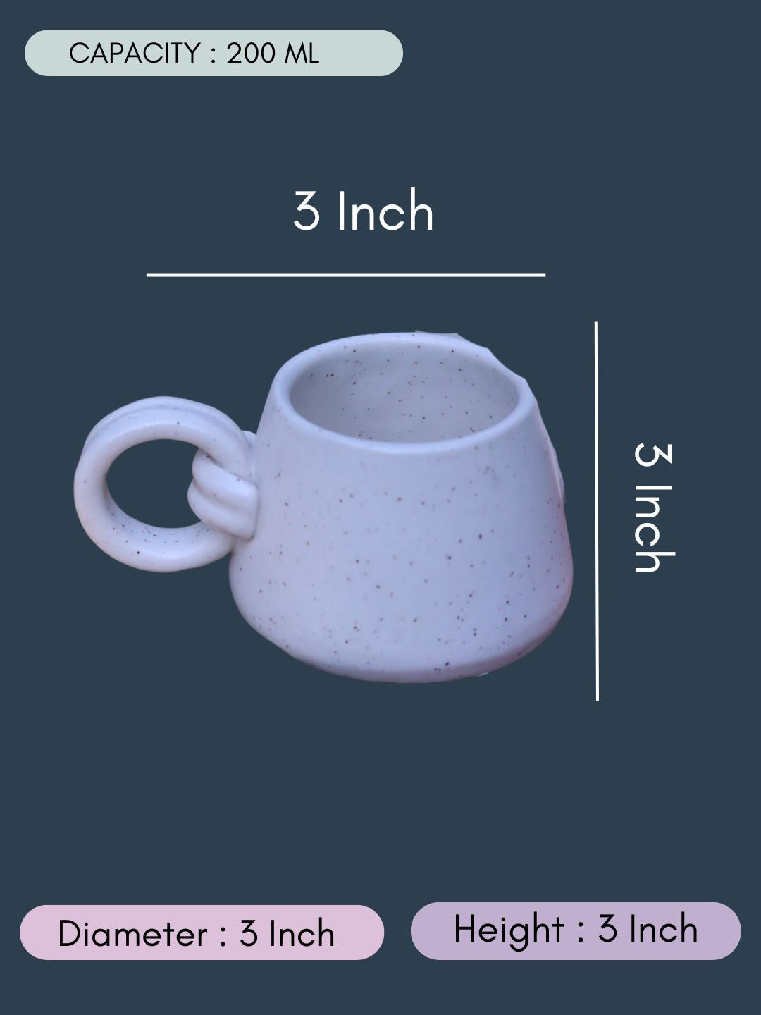 Knotted Handle Mug for your chai & coffee