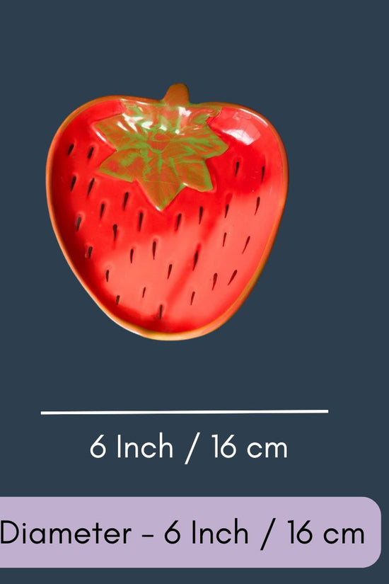 OG Strawberry Handmade Dessert Plate