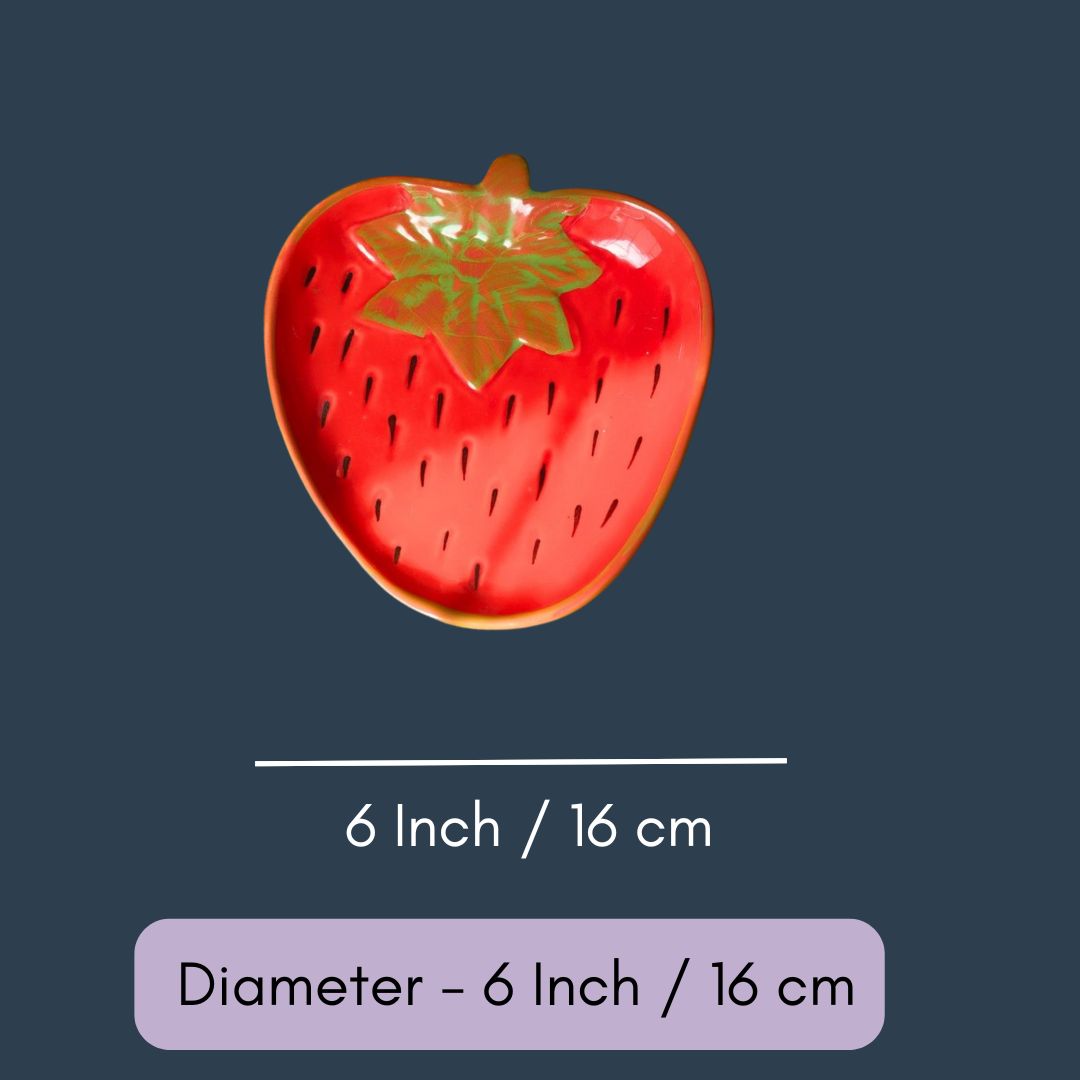 OG Strawberry Handmade Dessert Plate
