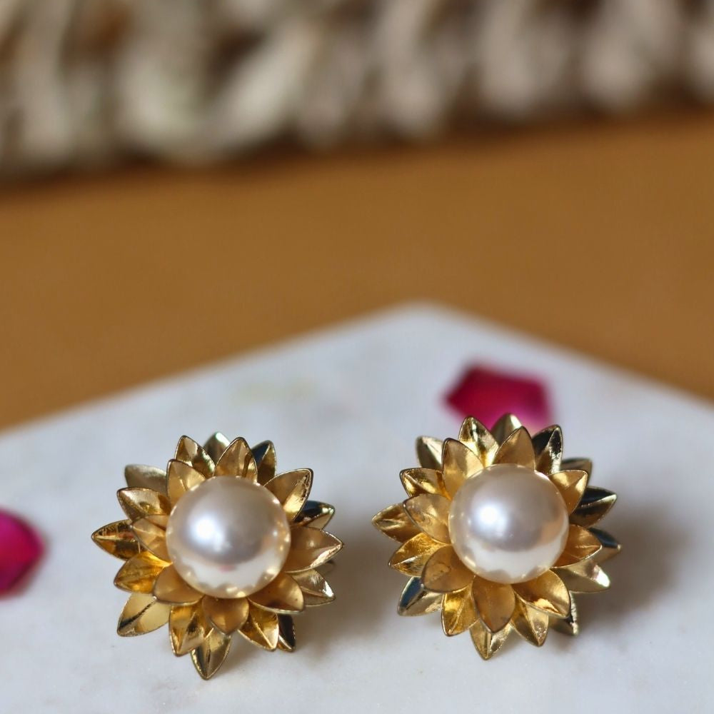Handmade Floral Shine Earring