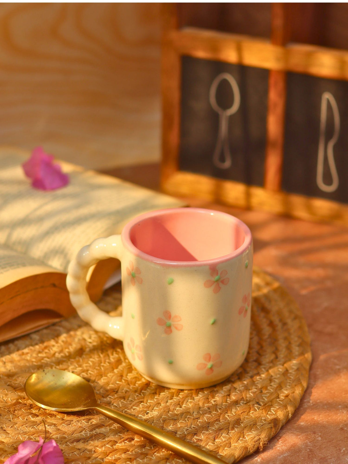 lead free Rosy Days Mug 