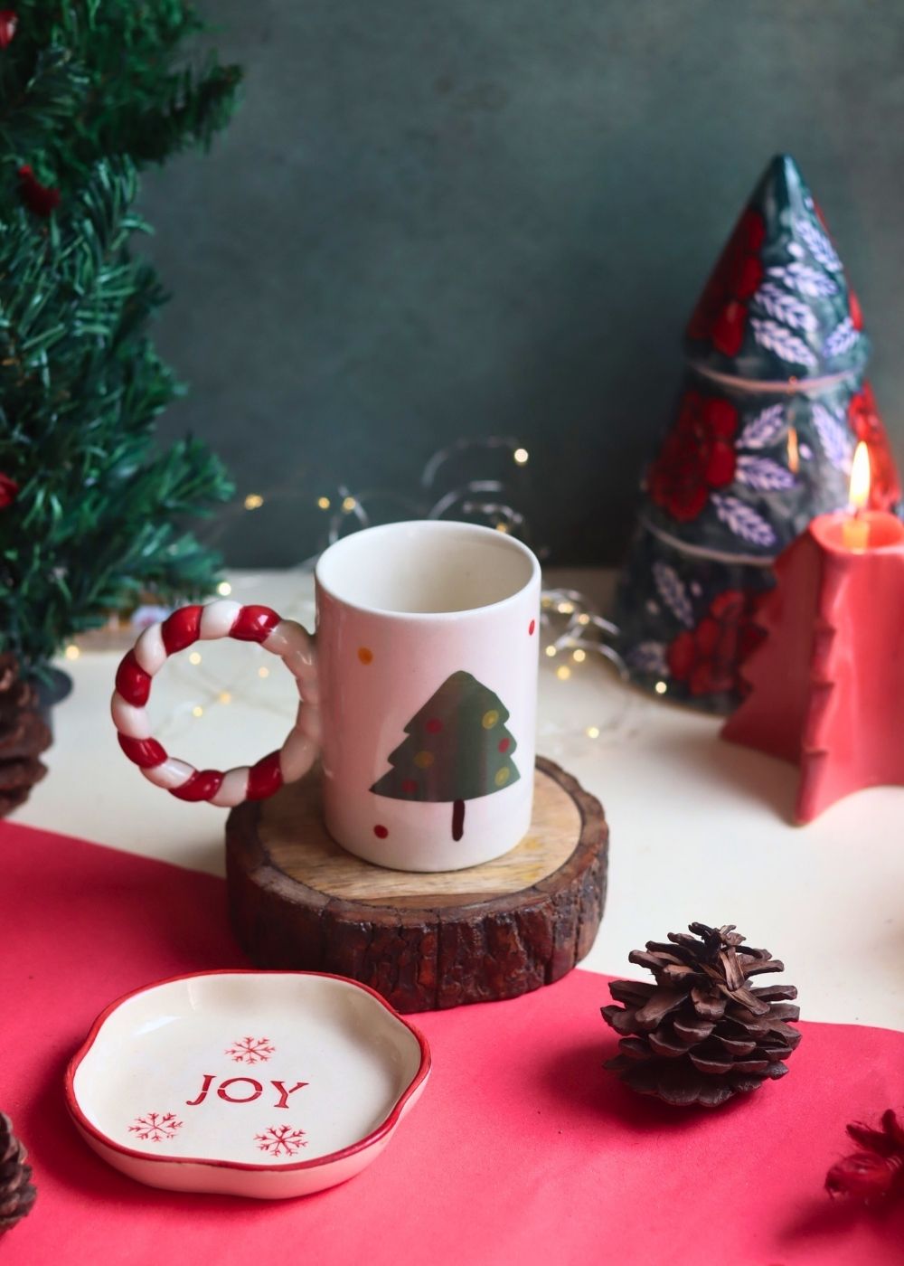 Handmade The OG Christmas Mug & Joy Handmade Dessert Plate
