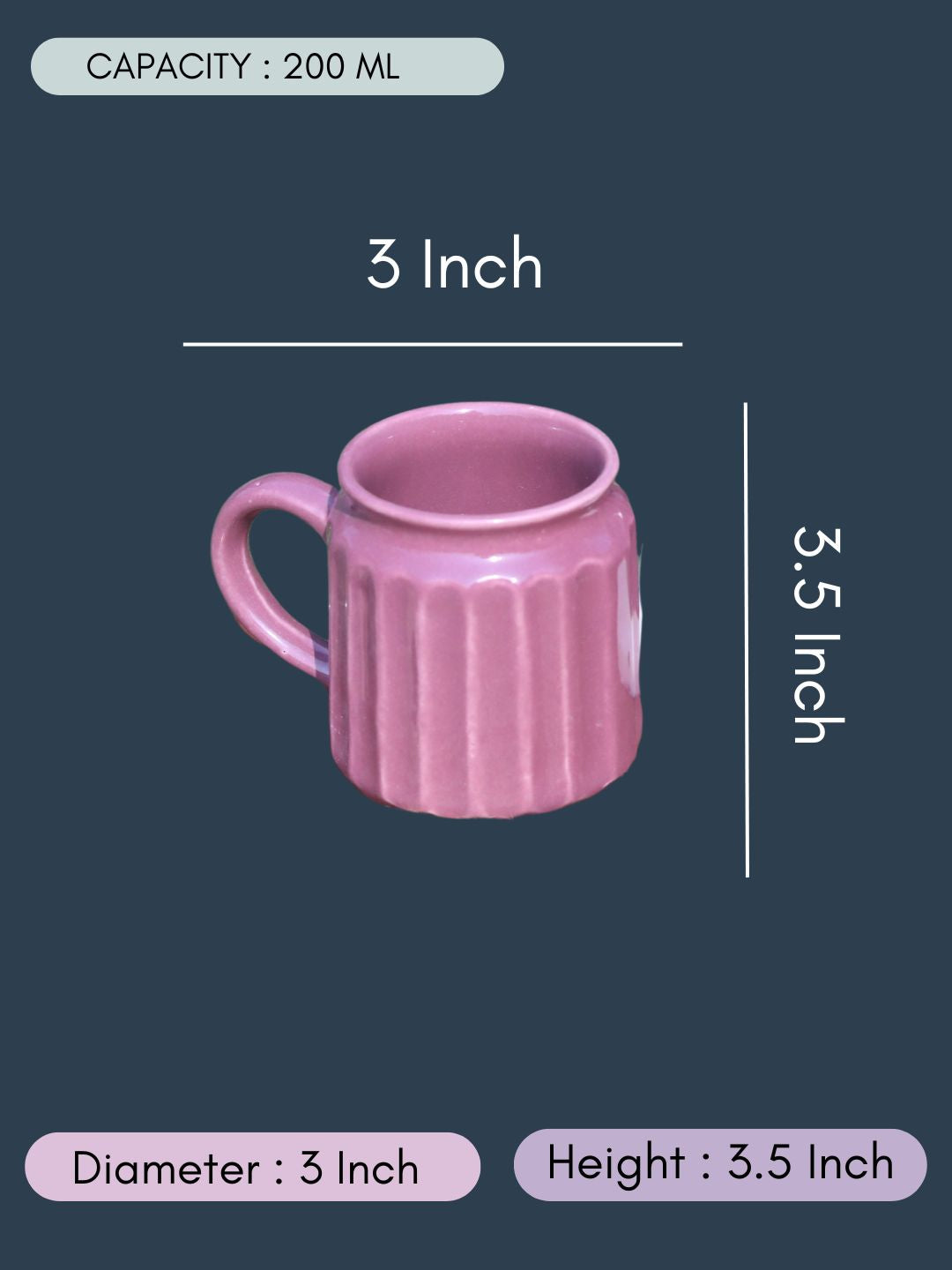 Magenta Coffee Mug for your delicious coffee