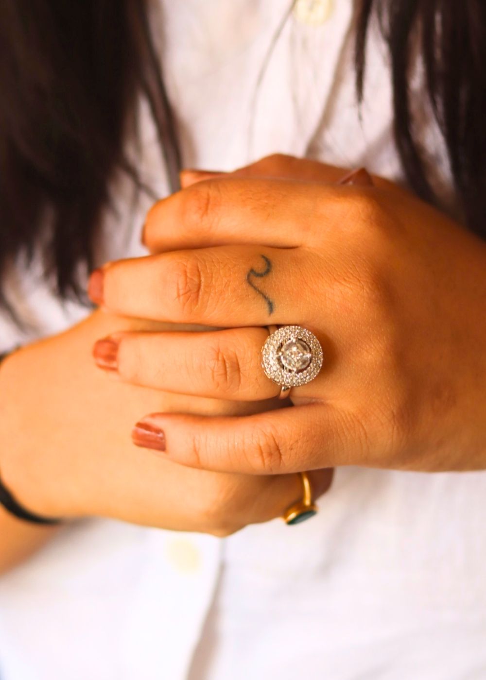 Timeless Halo Ring handmade in India