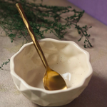 Dinnerware ceramic bowl with spoon