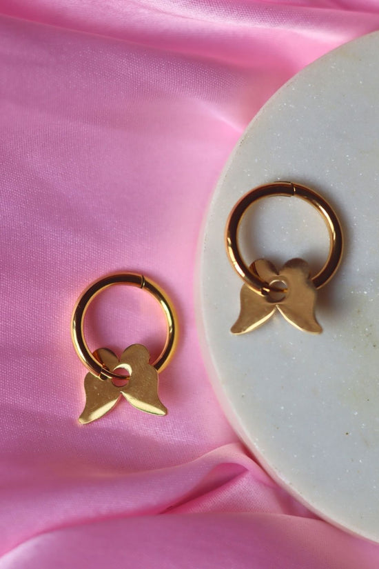 Butterfly Drop Earrings with premium quality material
